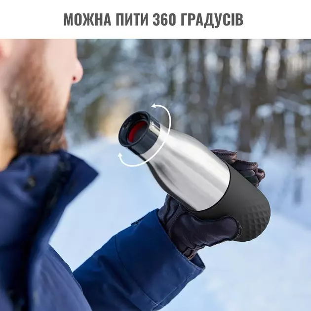 Термобутылка Tefal Bludrop soft touch, 500мл (N3110510) - фото - №11