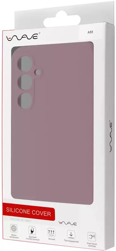 Чохол для Samsung A35 WAVE Full Silicone Cover (pink sand) фото