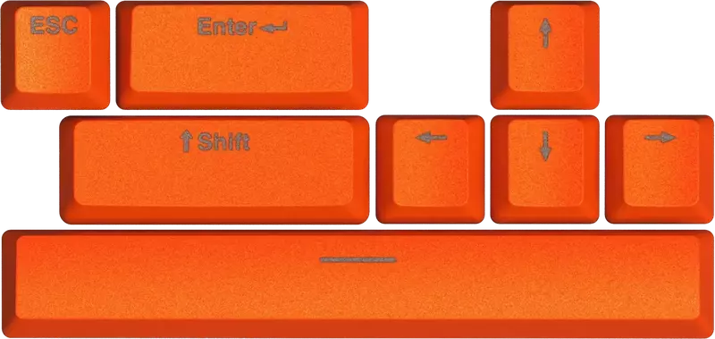 Набор кейкапов HATOR Orange PBT ESC/SPACE/ENTER/R.SHIFT/ARROWS (HTS-712) фото