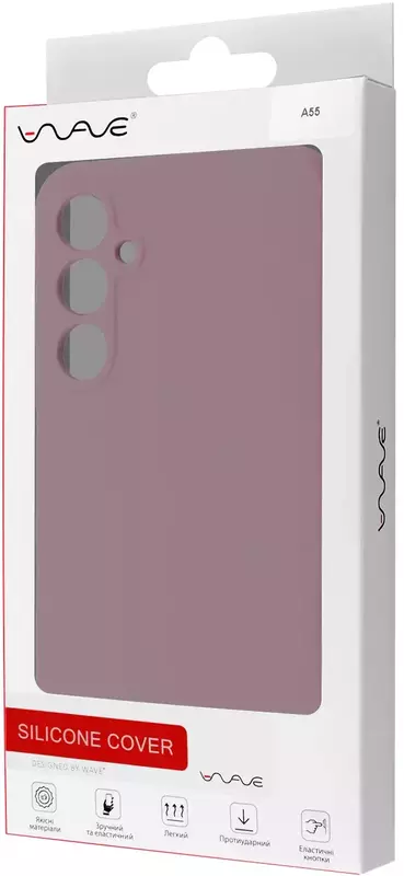 Чохол для Samsung A55 WAVE Full Silicone Cover (pink sand) фото