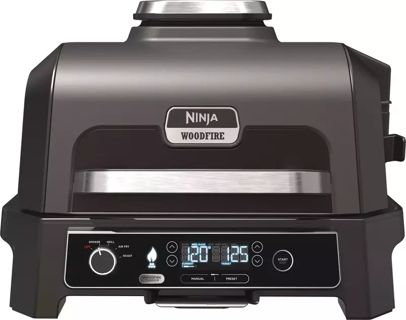 Електричний гриль-барбекю та коптильня Ninja Woodfire Pro XL XL OG850EU фото