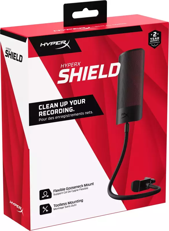 Поп-фильтр для микрофона HyperX Shield Mic Black фото