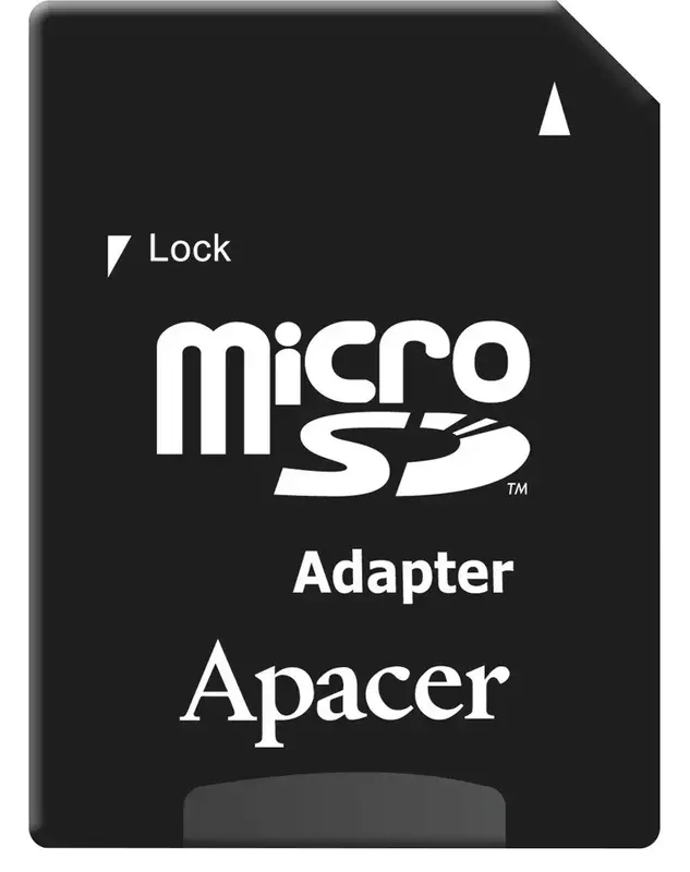 Карта пам'ятi MicroSD Apacer 64GB C10 UHS-I R85MB/s + SD фото