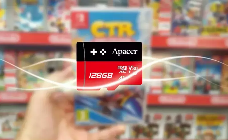 Карта пам'ятi MicroSD Apacer 128GB C10 UHS-I U3 A1 R100/W80MB/s фото