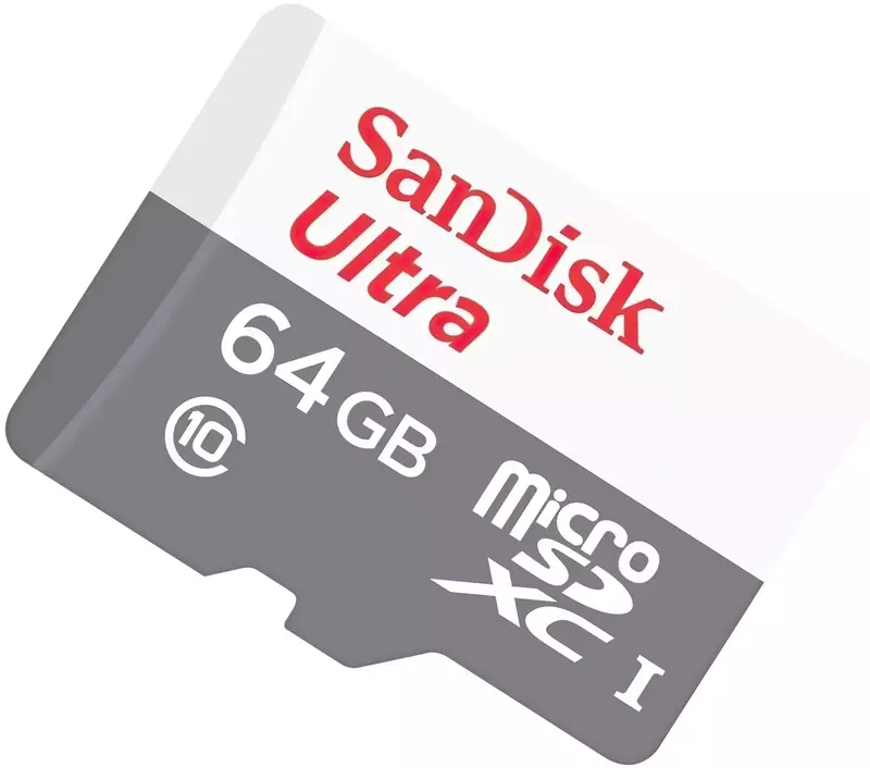 Карта пам'яті microSD SanDisk 64GB C10 UHS-I R100MB/s Ultra (SDSQUNR-064G-GN3MN) фото