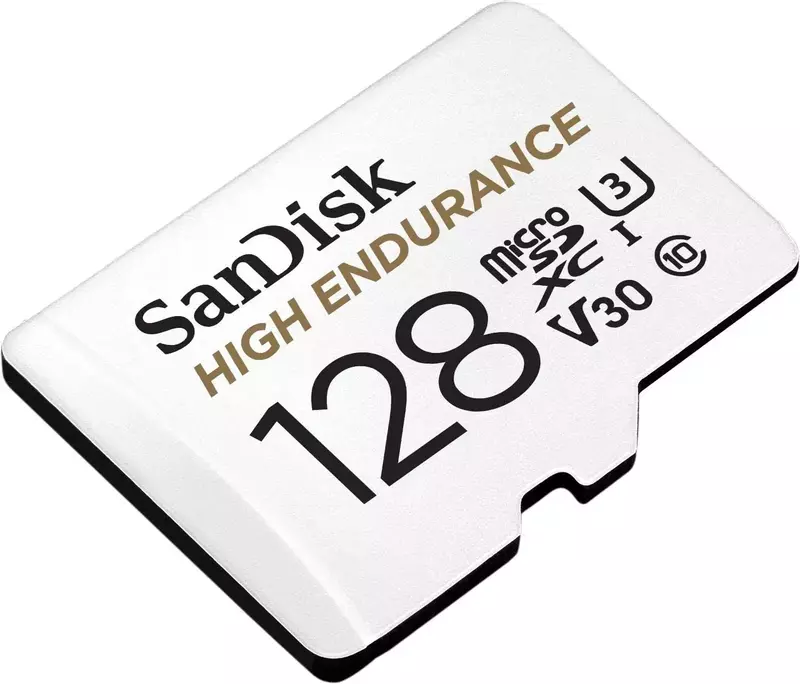 Карта пам'яті microSD SanDisk 128GB C10 UHS-I U3 V30 R100/W40MB/s High Endurance (SDSQQNR-128G-GN6IA) фото