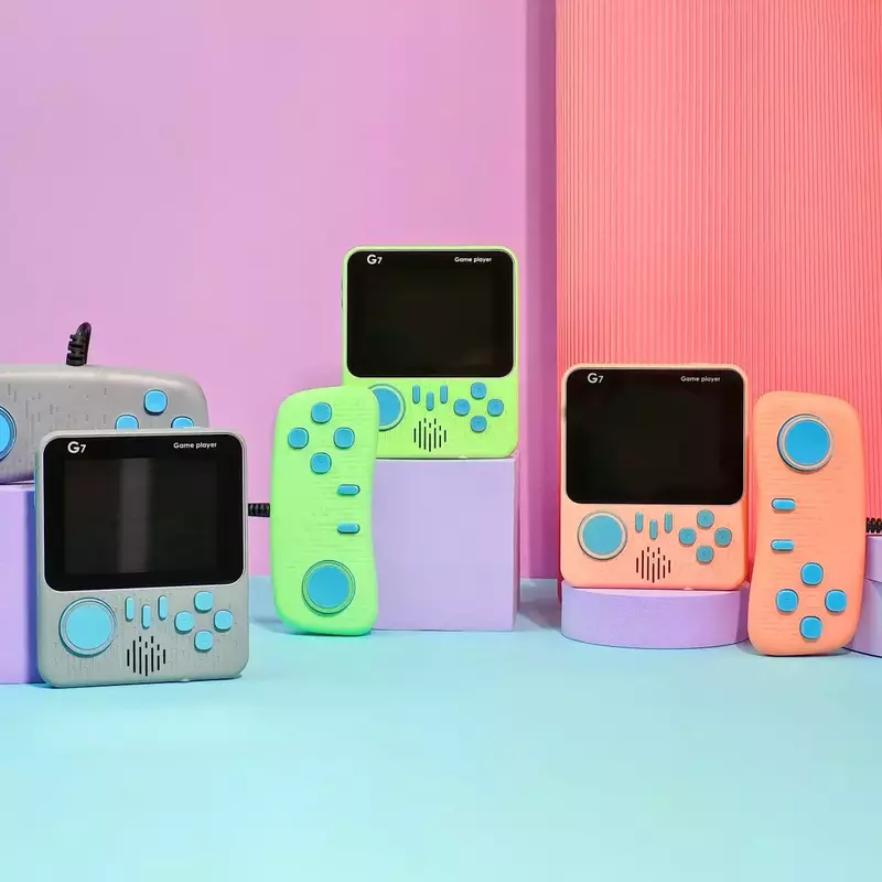 Портативна ігрова консоль G7 (Pink) фото