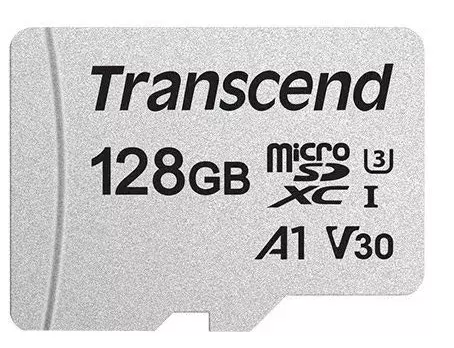 Карта пам'яті microSD Transcend 128GB C10 UHS-I R100/W40MB/s + SD фото
