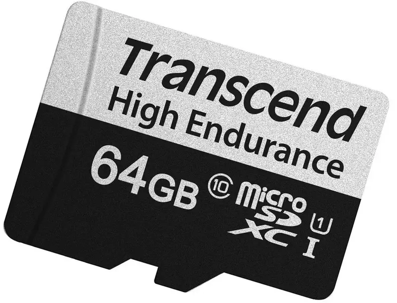 Карта пам'яті microSD Transcend 64GB C10 UHS-I U1 High Endurance (85TB) фото