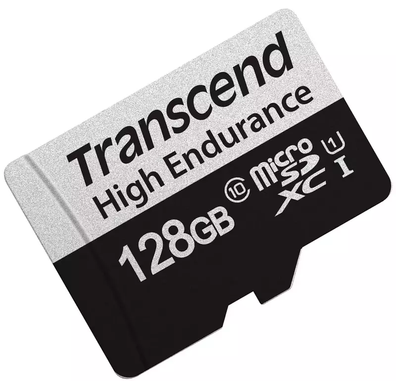 Карта пам'яті microSD Transcend 128GB C10 UHS-I U1 High Endurance (170TB) фото