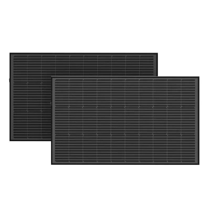 Набір сонячних панелей EcoFlow 2*100 Solar Panel Стаціонарні фото