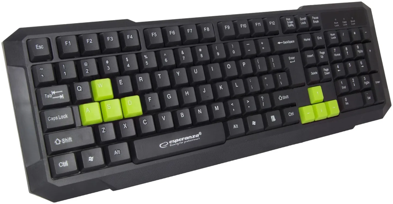 Ігрова клавіатура Esperanza EGK102 (Green) EGK102GUA фото