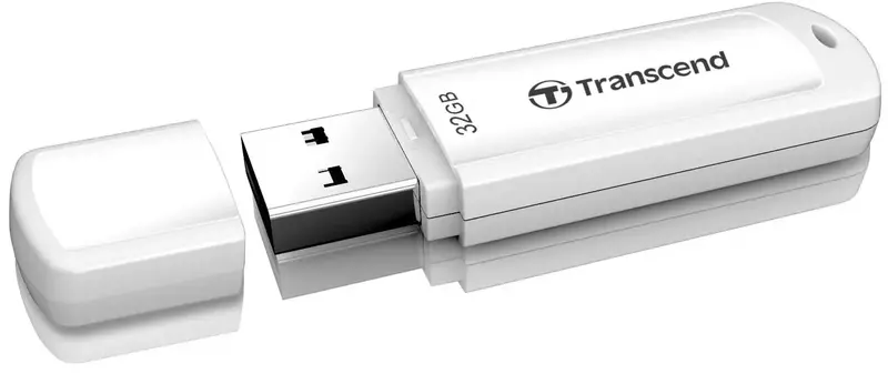 USB-Flash Transcend 32GB USB 3.1 Type-A JetFlash 730 Білий фото