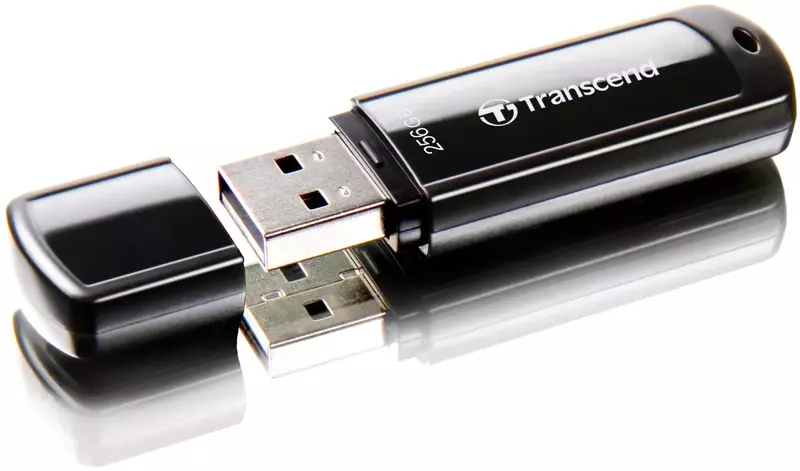 USB-Flash Transcend 256GB USB 3.1 Type-A JetFlash 700 Чорний фото