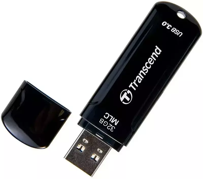 USB-Flash Transcend 32GB USB 3.1 Type-A JetFlash 750 Чорний фото
