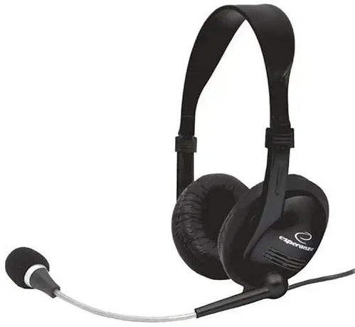 Гарнітура Esperanza Headset EH115 (Black) - фото - №0