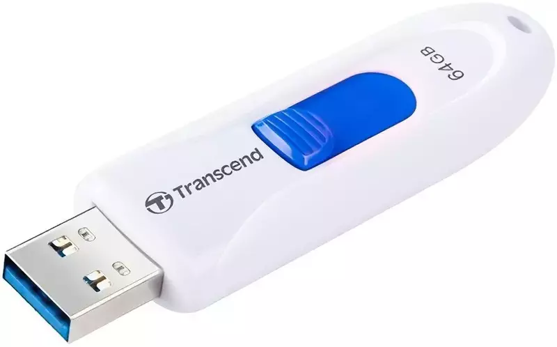 USB-Flash Transcend 64GB USB 3.1 Type-A JetFlash 790 Білий фото