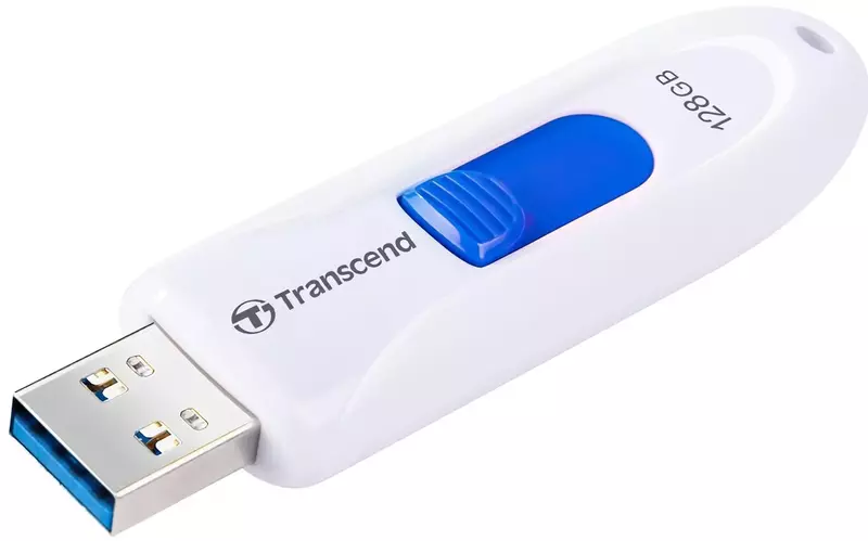 USB-Flash Transcend 128GB USB 3.1 Type-A JetFlash 790 Білий фото