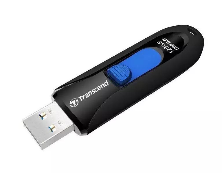 USB-Flash Transcend 128GB USB 3.1 Type-A JetFlash 790 Чорний фото