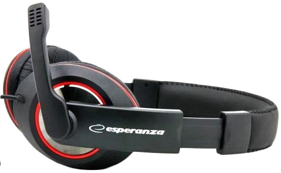 Гарнітура Esperanza Headset EH118 (Black) фото