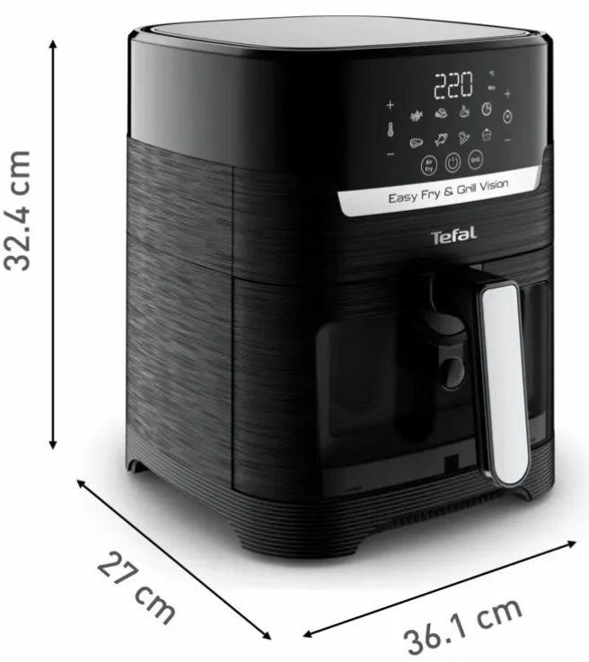 Мультипіч TEFAL Tefal Easy Fry&Grill Vision Window EY506810 - фото - №3