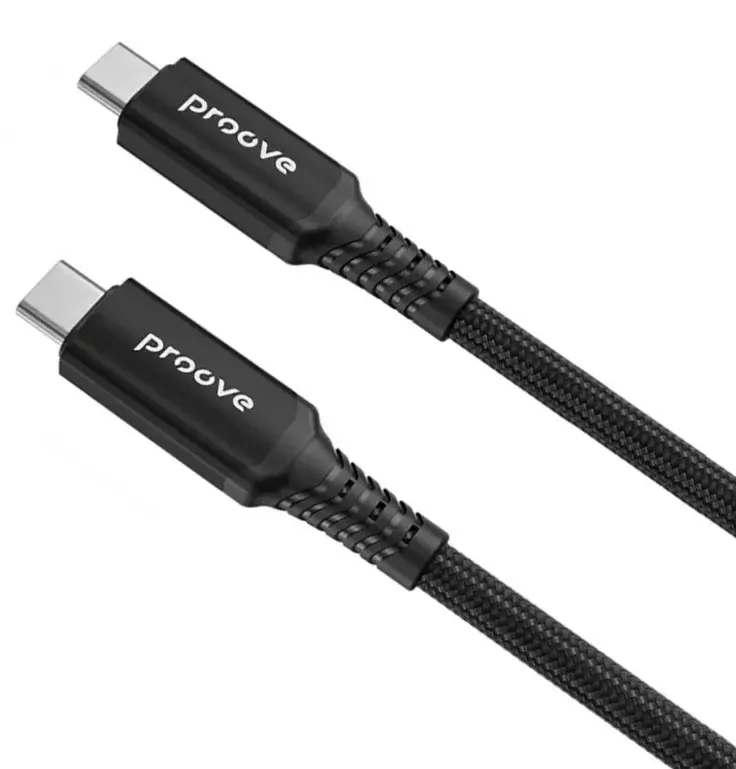 Kабель USB-С to USB-C Proove Speed Line 1M (240W/40gbps) чорний фото