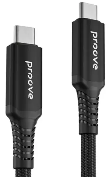 Kабель USB-С to USB-C Proove Speed Line 1M (240W/40gbps) чорний фото
