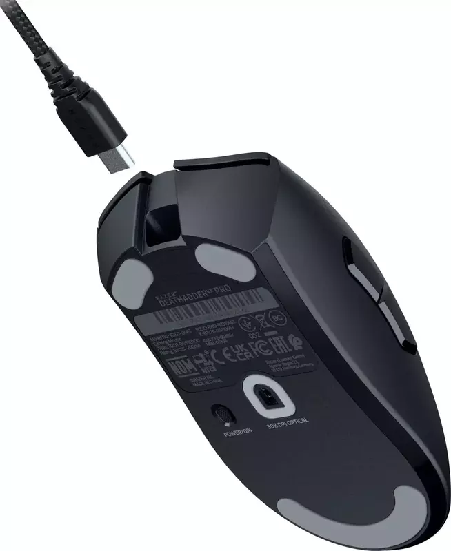 Ігрова миша DeathAdder V3 Pro and HyperPolling Wireless Dongle (RZ01-04630300-R3WL) - фото - №3