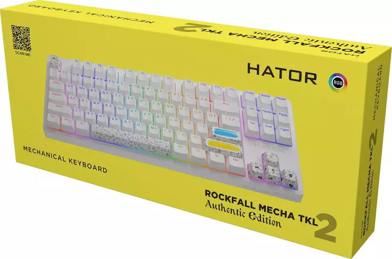 Ігрова клавіатура HATOR Rockfall 2 Mecha TKL Authentic Edition HTK-531 фото