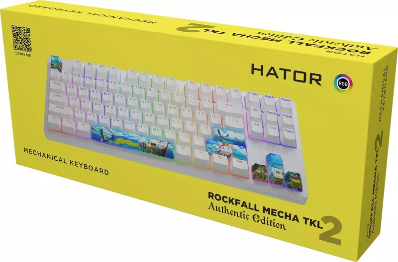 Ігрова клавіатура HATOR Rockfall 2 Mecha TKL Authentic Edition HTK-532 фото