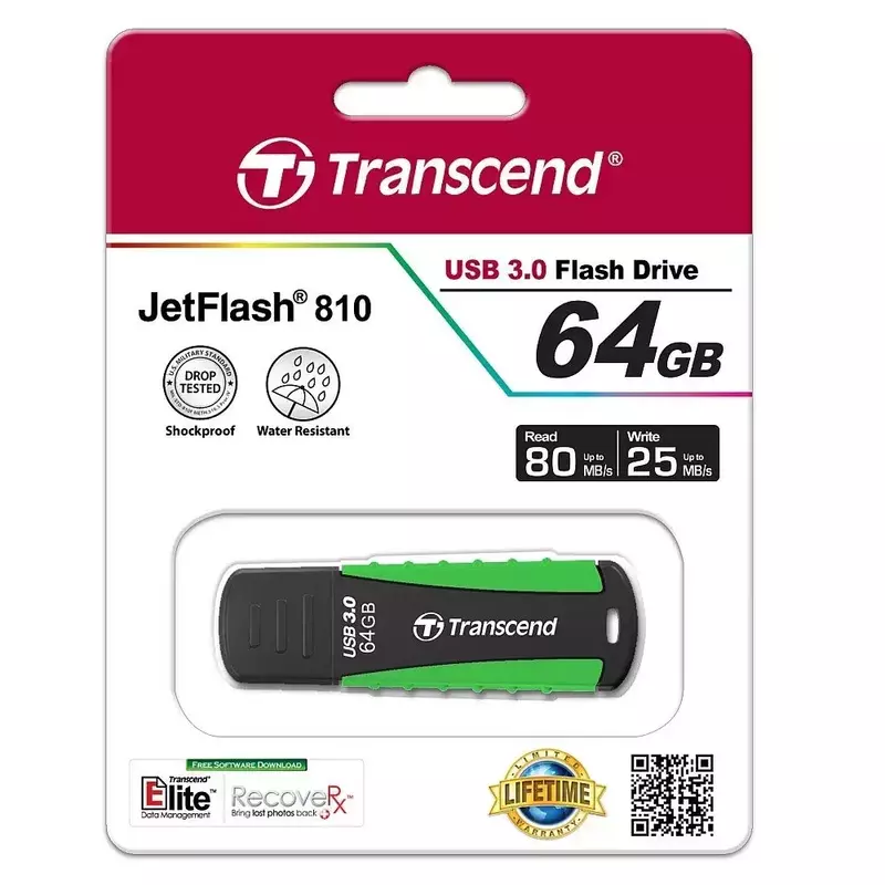 USB-Flash Transcend 64GB USB 3.1 Type-A JetFlash 810 Rugged - фото - №4
