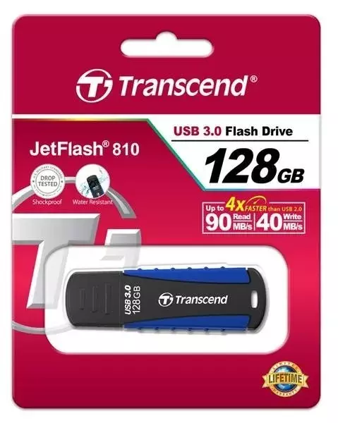 USB-Flash Transcend 128GB USB 3.1 Type-A JetFlash 810 Rugged фото