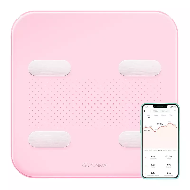 Смарт-весы YUNMAI S Smart Scale (M1805CH-PNK) Pink фото