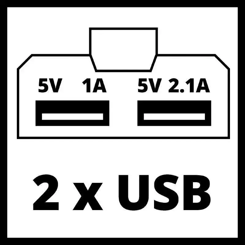 Зарядний пристрій Einhell TE-CP 18 Li USB PXC, 18V,1А/2.1А, 2хUSB фото