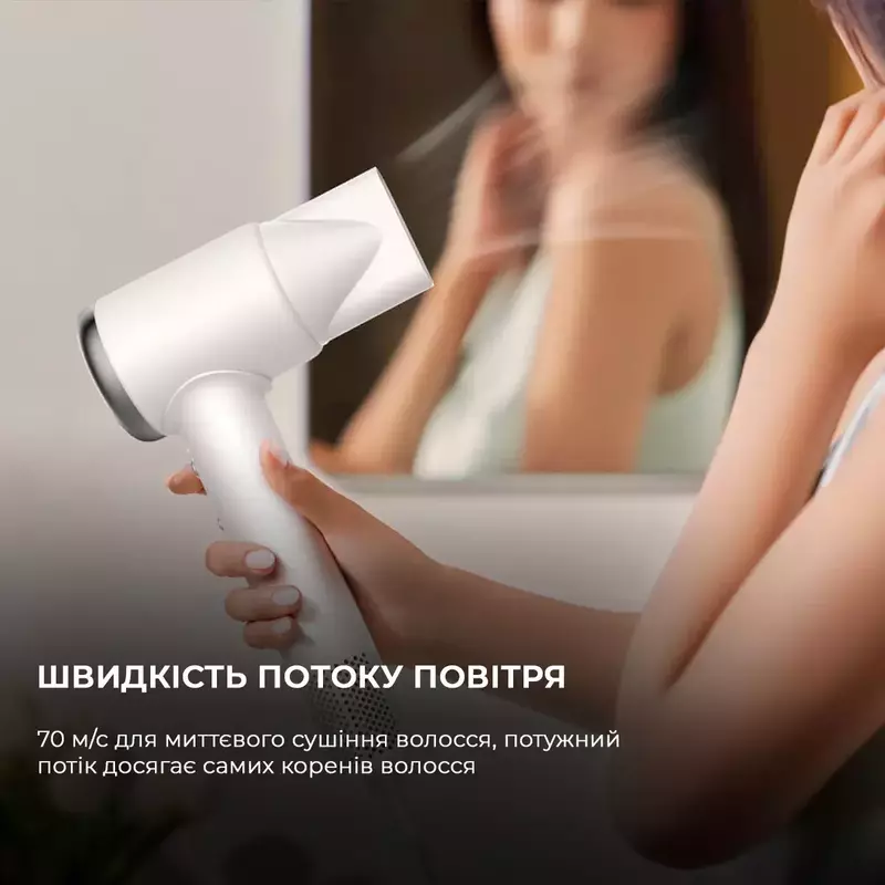 Фен для волос с ионизацией Deerma DEM-CF50W(white) фото