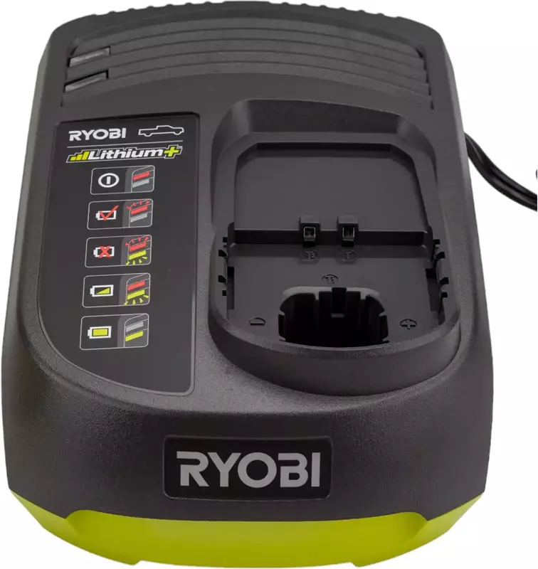 Зарядний пристрій Ryobi RC18118C, 18V ONE+ з живленням від автомобільної мережі 12V фото