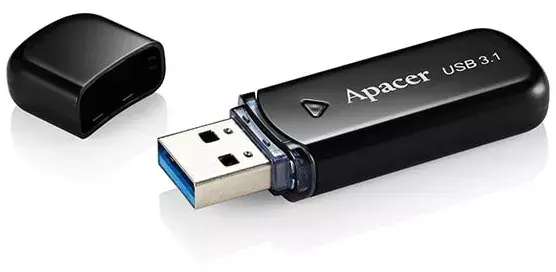 USB-Flash Apacer 32GB USB 3.1 AH355 Чорний фото