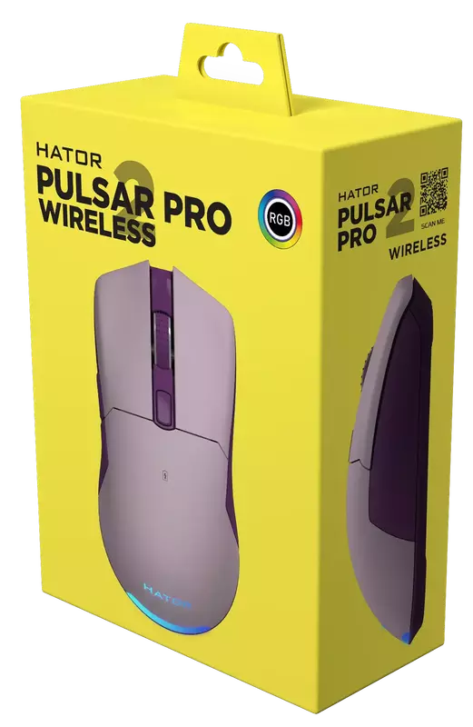 Ігрова миша HATOR Pulsar 2 PRO Wireless (HTM-534) Lilac - фото - №6