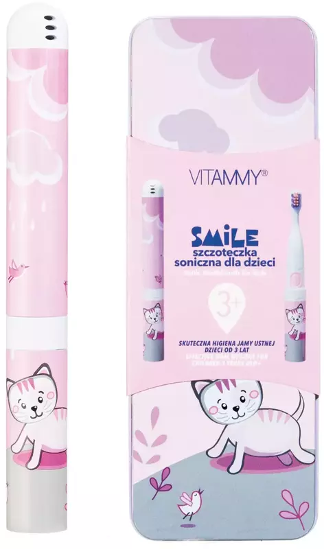 Електрична зубна щітка Vitammy SMILE Kitten (від 3 років) фото