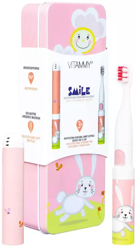 Електрична зубна щітка Vitammy SMILE Rabbit (від 3 років) фото