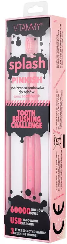 Електрична зубна щітка Vitammy Splash Pinkish (від 8 років) фото