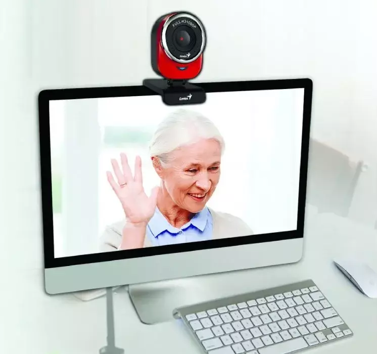 Веб камера Genius Qcam-6000 Full HD Red (32200002408) фото