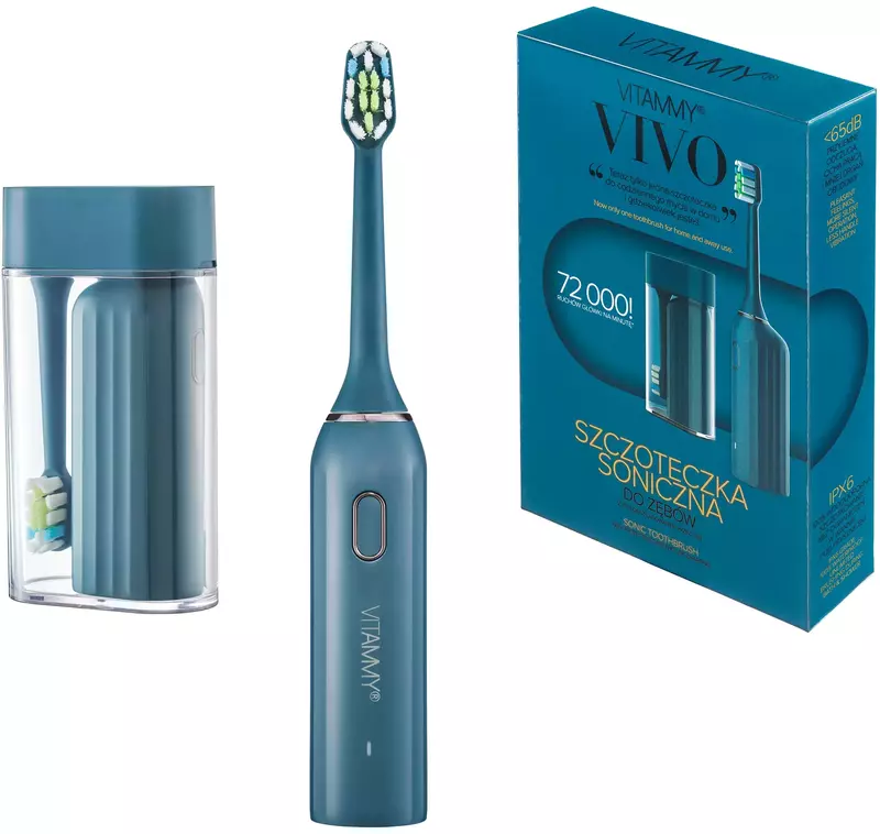 Электрическая зубная щетка Vitammy VIVO Navy - фото - №4