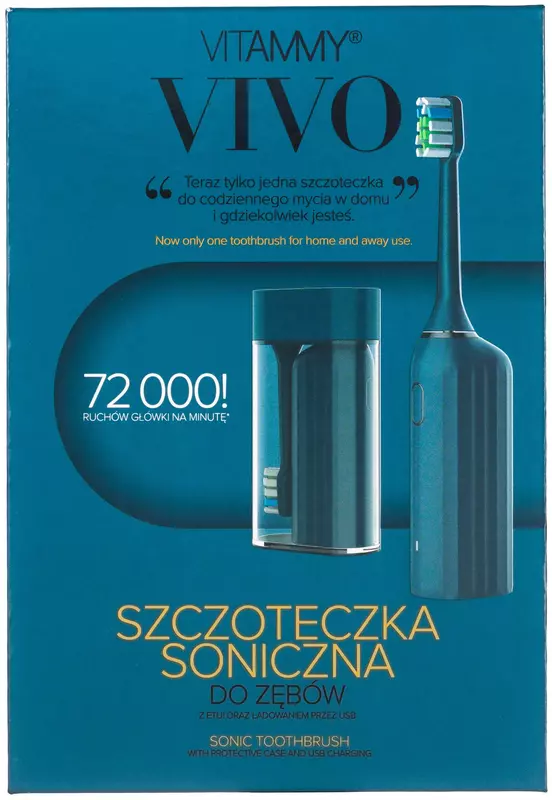 Электрическая зубная щетка Vitammy VIVO Navy - фото - №5