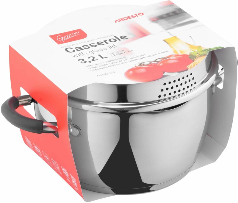 Каструля Ardesto Gemini Livorno AR1932GS, 3.2 л - фото - №3