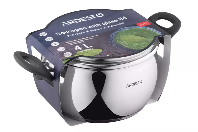 Каструля Ardesto Gemini Cremona AR4340GA, 4.0 л - фото - №3