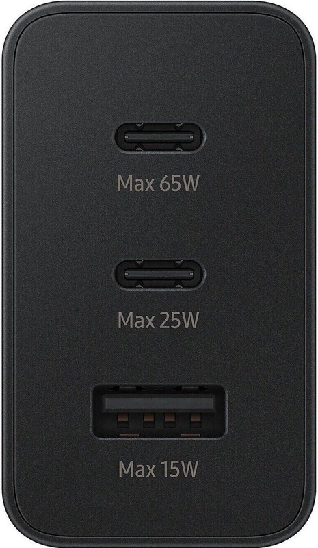 Ун. МЗП Samsung (EP-T6530NBEGEU) 2хUSB-C&USB-A 65W Black фото