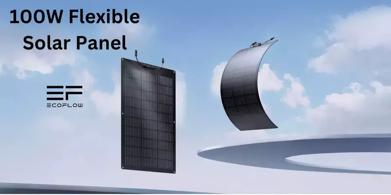 Сонячна панель EcoFlow 100W Solar Panel - гнучка фото