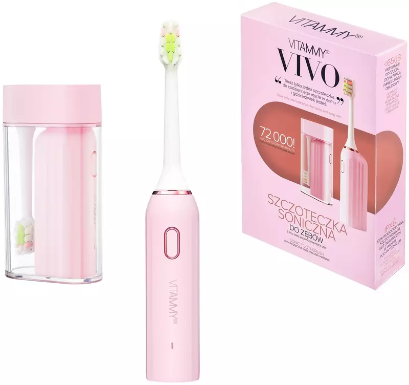 Электрическая зубная щетка Vitammy VIVO Pink - фото - №4