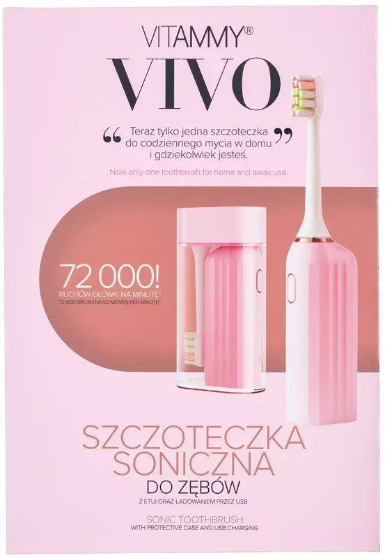 Электрическая зубная щетка Vitammy VIVO Pink - фото - №5